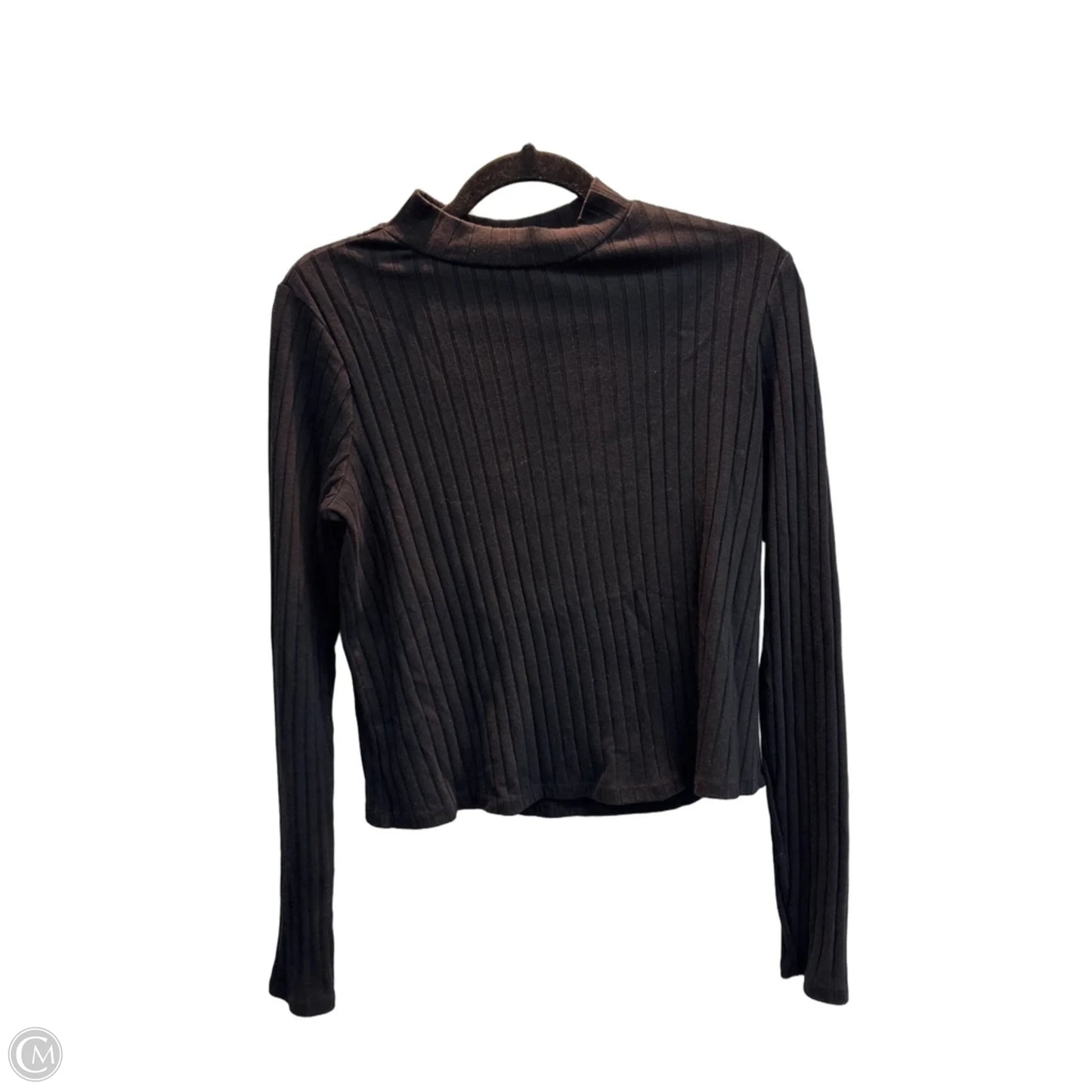 Top Long Sleeve Basic By Old Navy In Black, Size: M