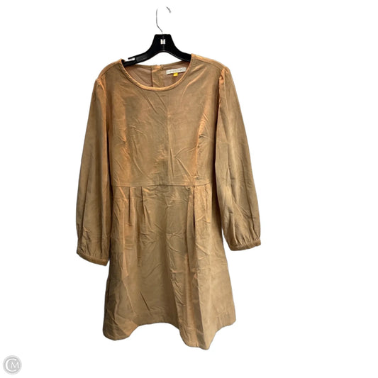 Dress Casual Midi By Downeast In Tan, Size: L