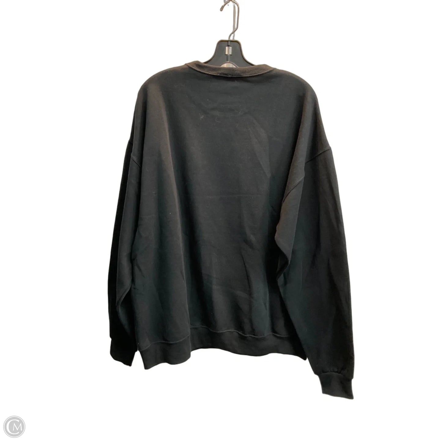 Sweatshirt Crewneck By Disney In Black, Size: 2x