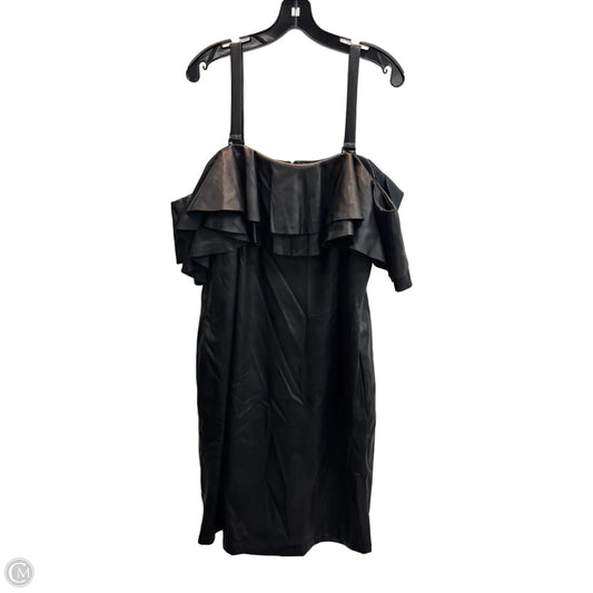 Dress Party Midi By Ashley Stewart In Black, Size: 1x