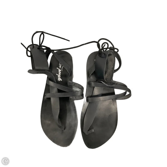 Sandals Flats By Free People In Black, Size: 10