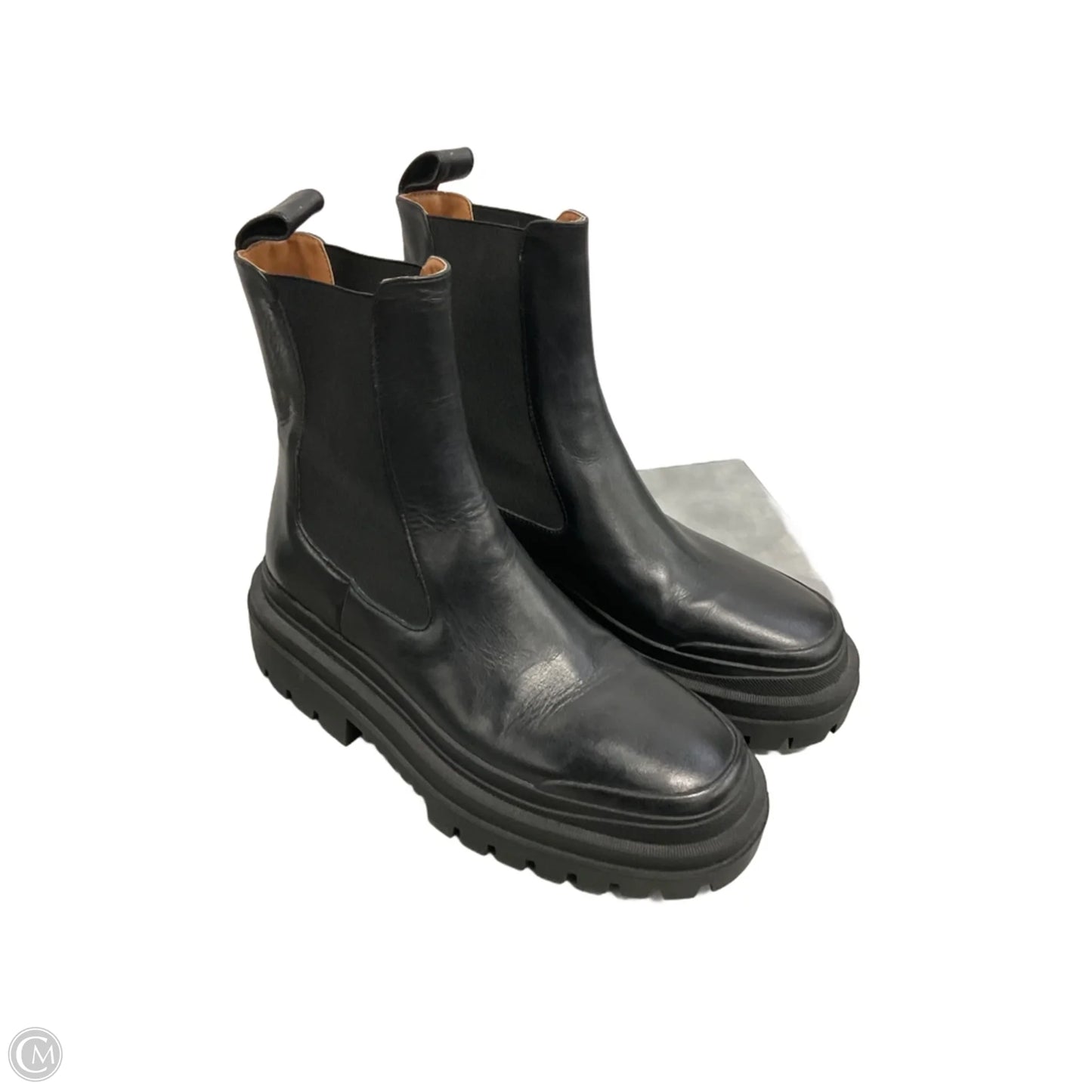 Boots Ankle Heels By Zara In Black, Size: 10