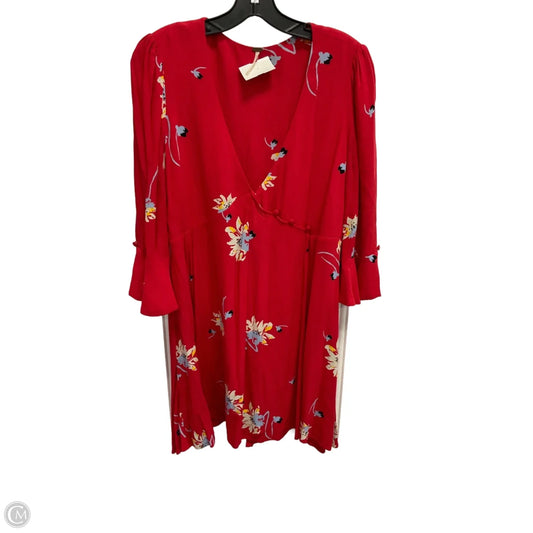 Dress Casual Midi By Free People In Red, Size: M