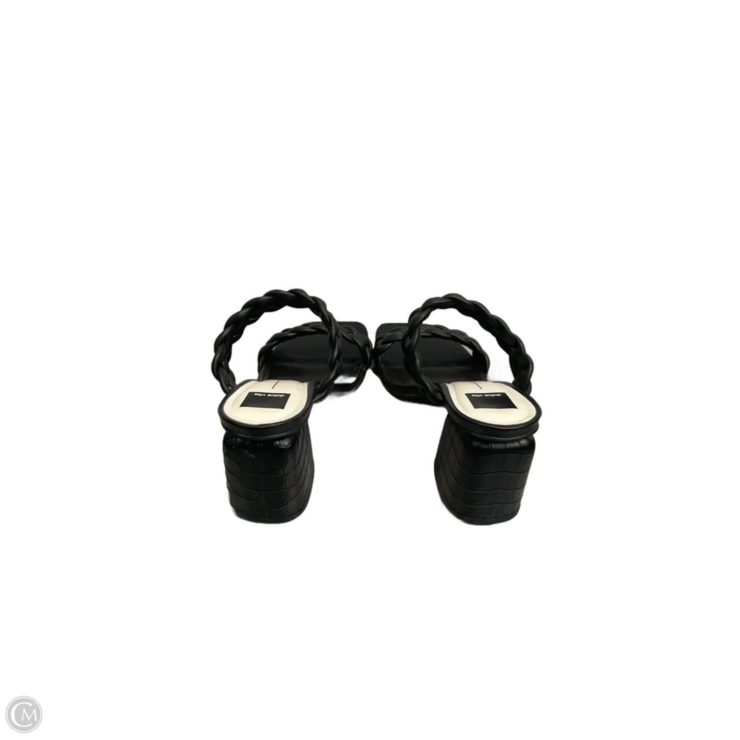 Sandals Heels Block By Dolce Vita In Black, Size: 9.5