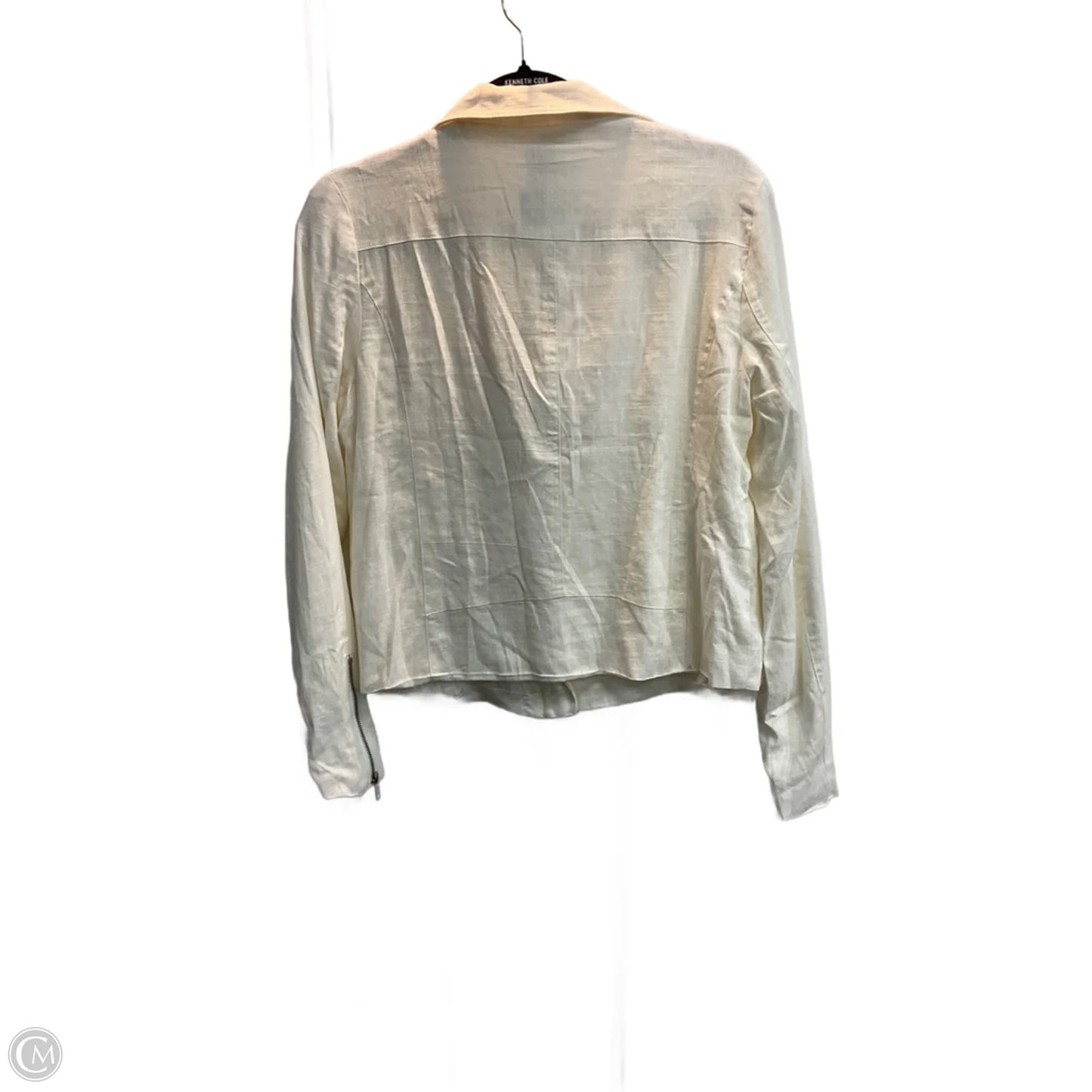 Jacket Moto By Ellison In White, Size: L