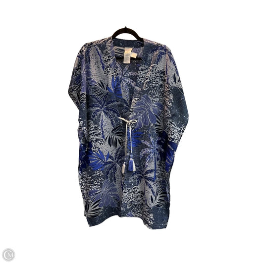 Kimono By Chicos In Blue, Size: S