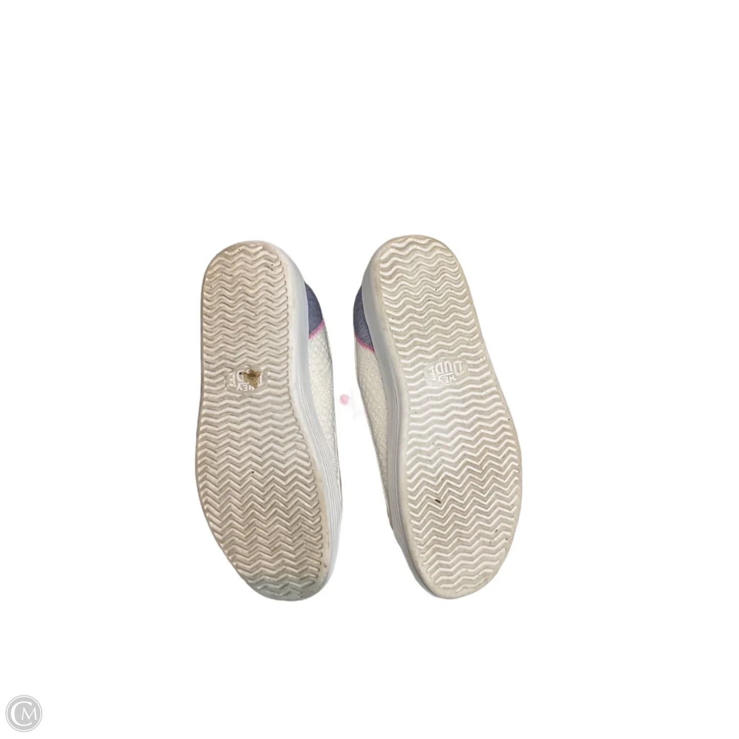 Shoes Sneakers By Hey Dude In White, Size: 7