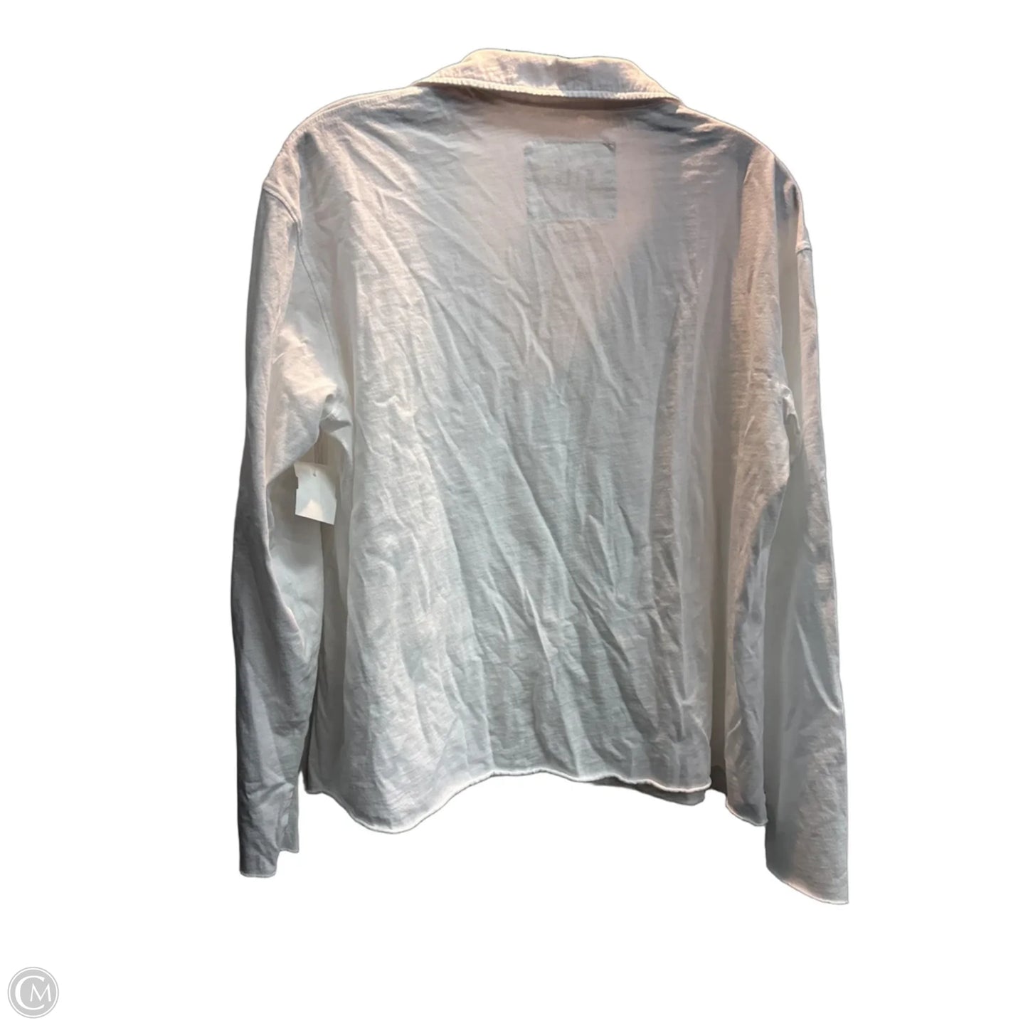 Top Long Sleeve By Frank And Eileen In White, Size: M
