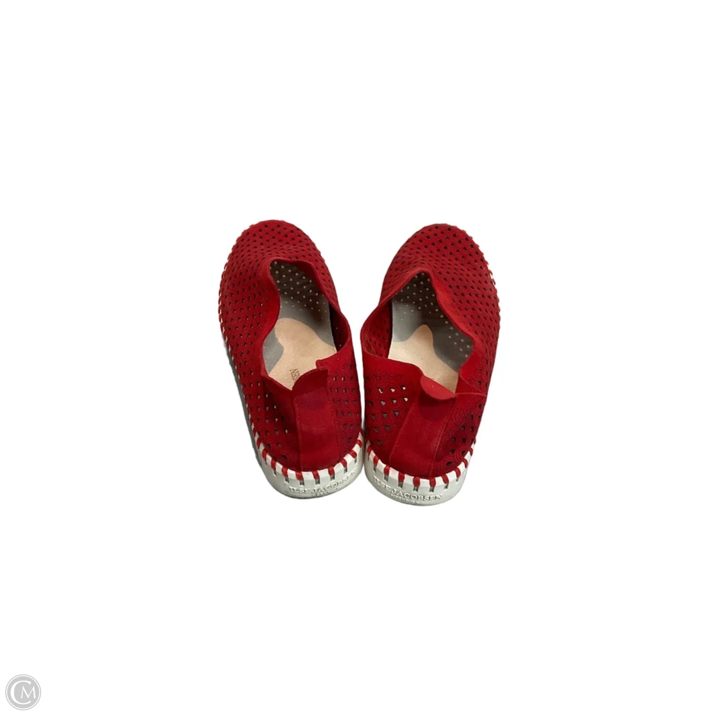Shoes Flats By Clothes Mentor In Red, Size: 7