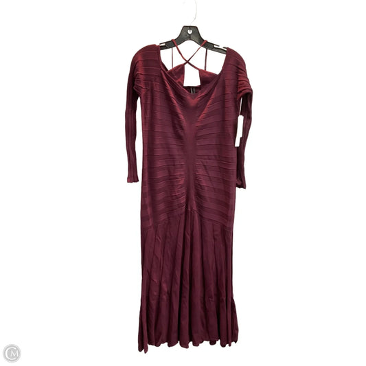 Dress Casual Maxi By Anthropologie In Purple, Size: L