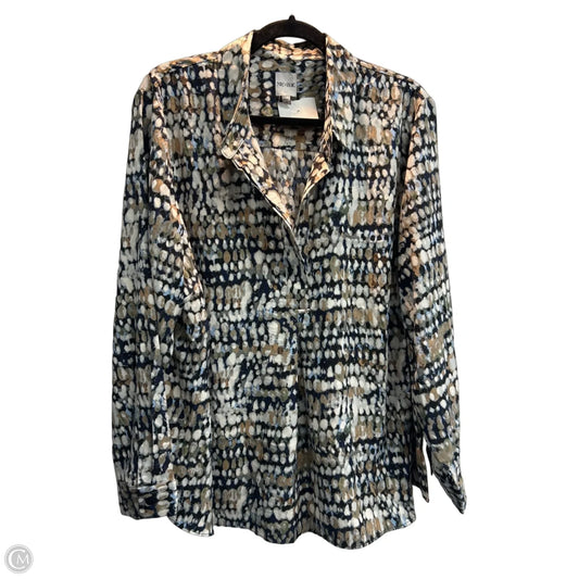 Blouse Long Sleeve By Nic + Zoe In Multi-colored, Size: 1x