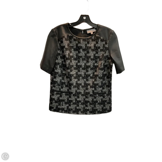 Blouse Short Sleeve By Classiques Entier In Black, Size: M