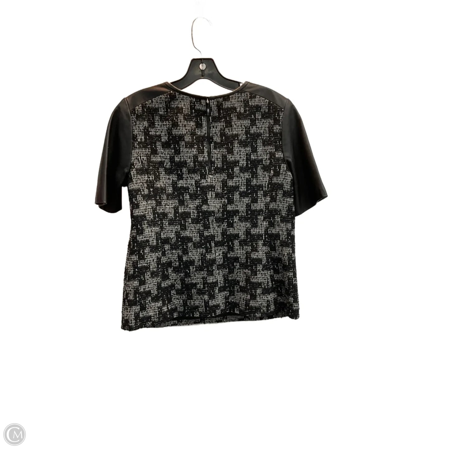 Blouse Short Sleeve By Classiques Entier In Black, Size: M