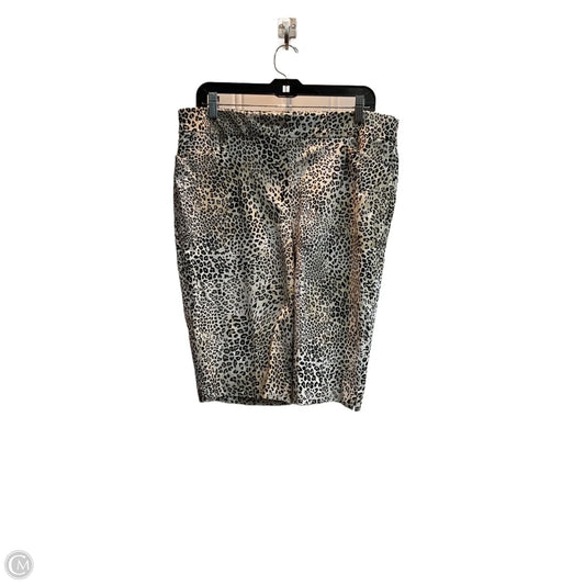 Shorts By Chicos In Animal Print, Size: 16