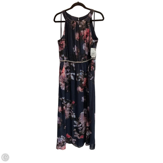 Dress Party Long By Sl Fashions In Floral Print, Size: Xl