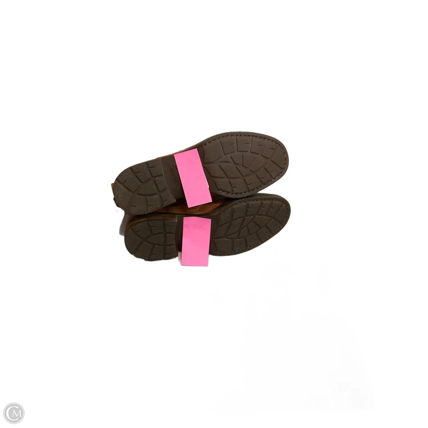 Boots Ankle Heels By Born In Brown, Size: 6