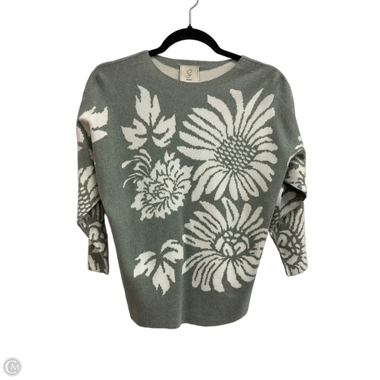 Sweater By Sioni In Floral Print, Size: Xs