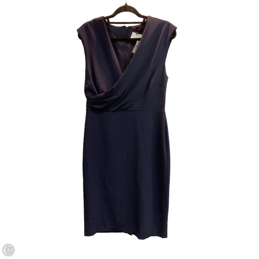 Dress Party Midi By Ann Taylor In Navy, Size: M