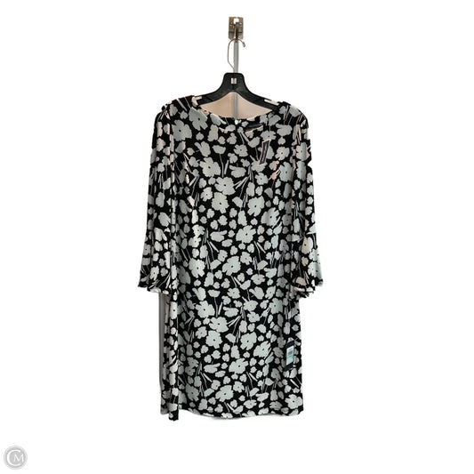 Dress Party Midi By Tommy Hilfiger In Black & White, Size: M