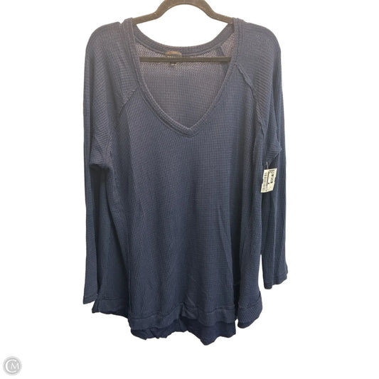 Top Long Sleeve By Torrid In Navy, Size: 3x