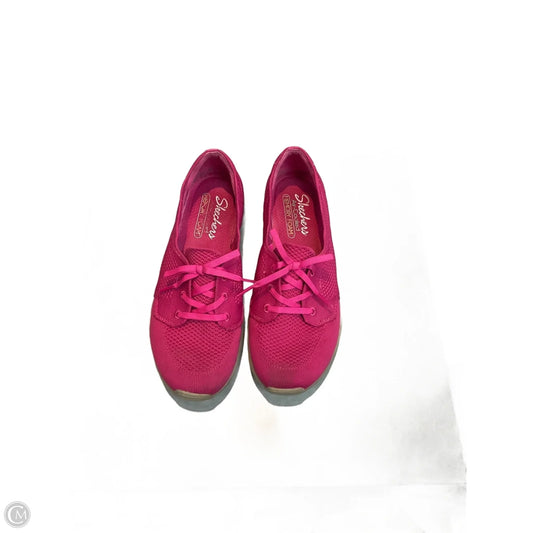 Shoes Sneakers By Skechers In Pink, Size: 9