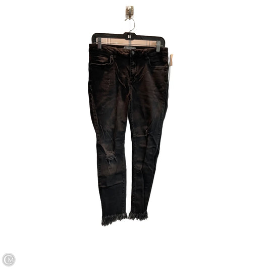 Jeans Skinny By Free People In Black, Size: 6