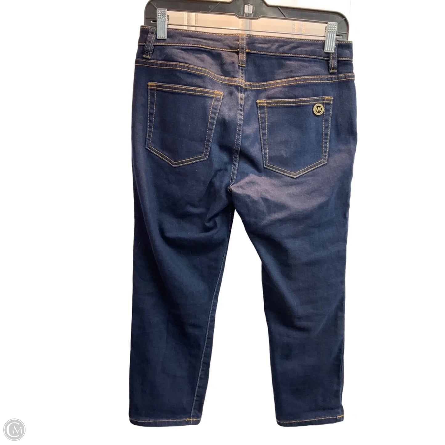 Capris Designer By Michael Kors In Blue, Size: 4