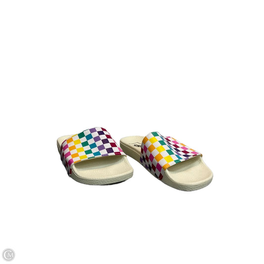 Sandals Sport By Vans In Rainbow Print, Size: 7