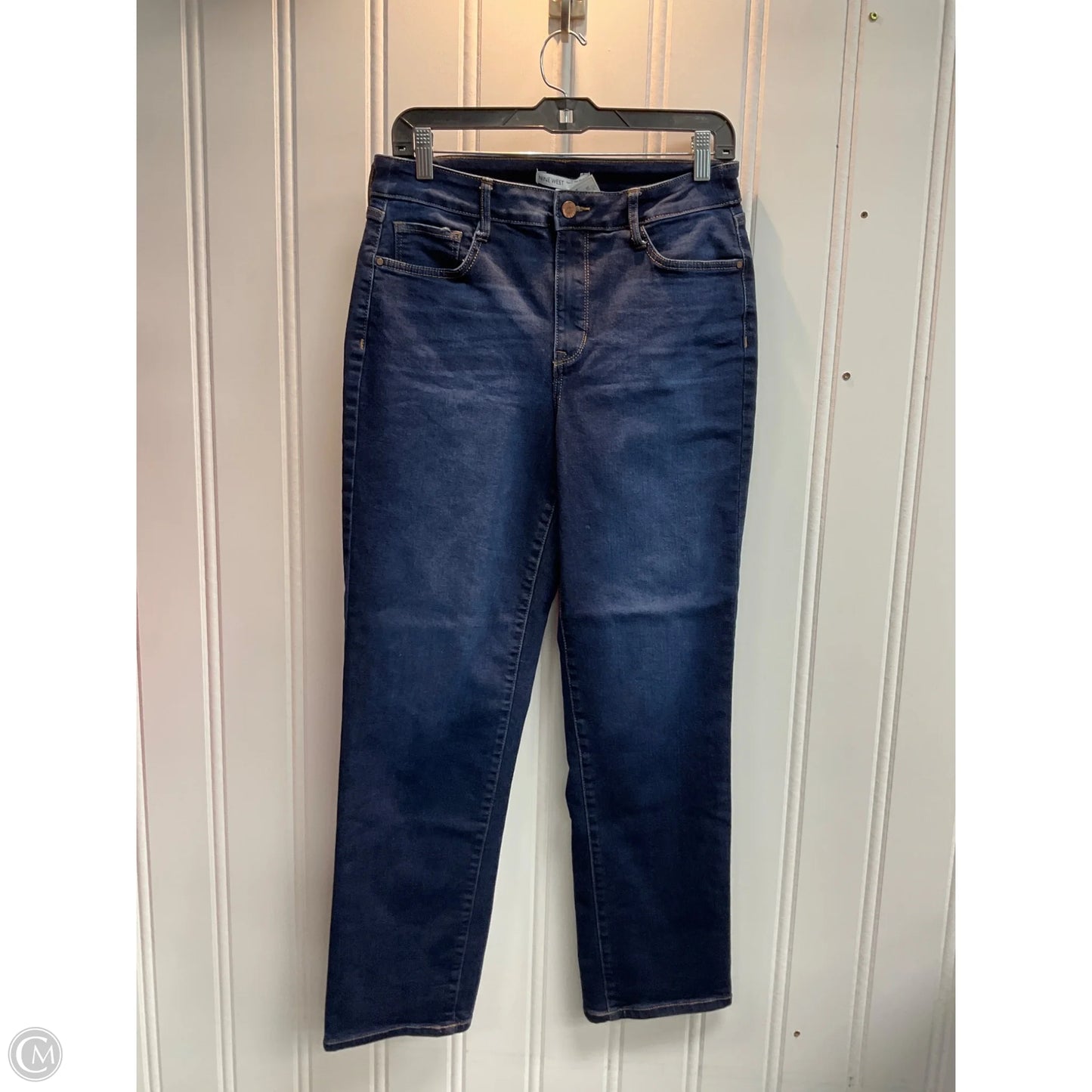 Jeans Straight By Nine West In Blue, Size: 10