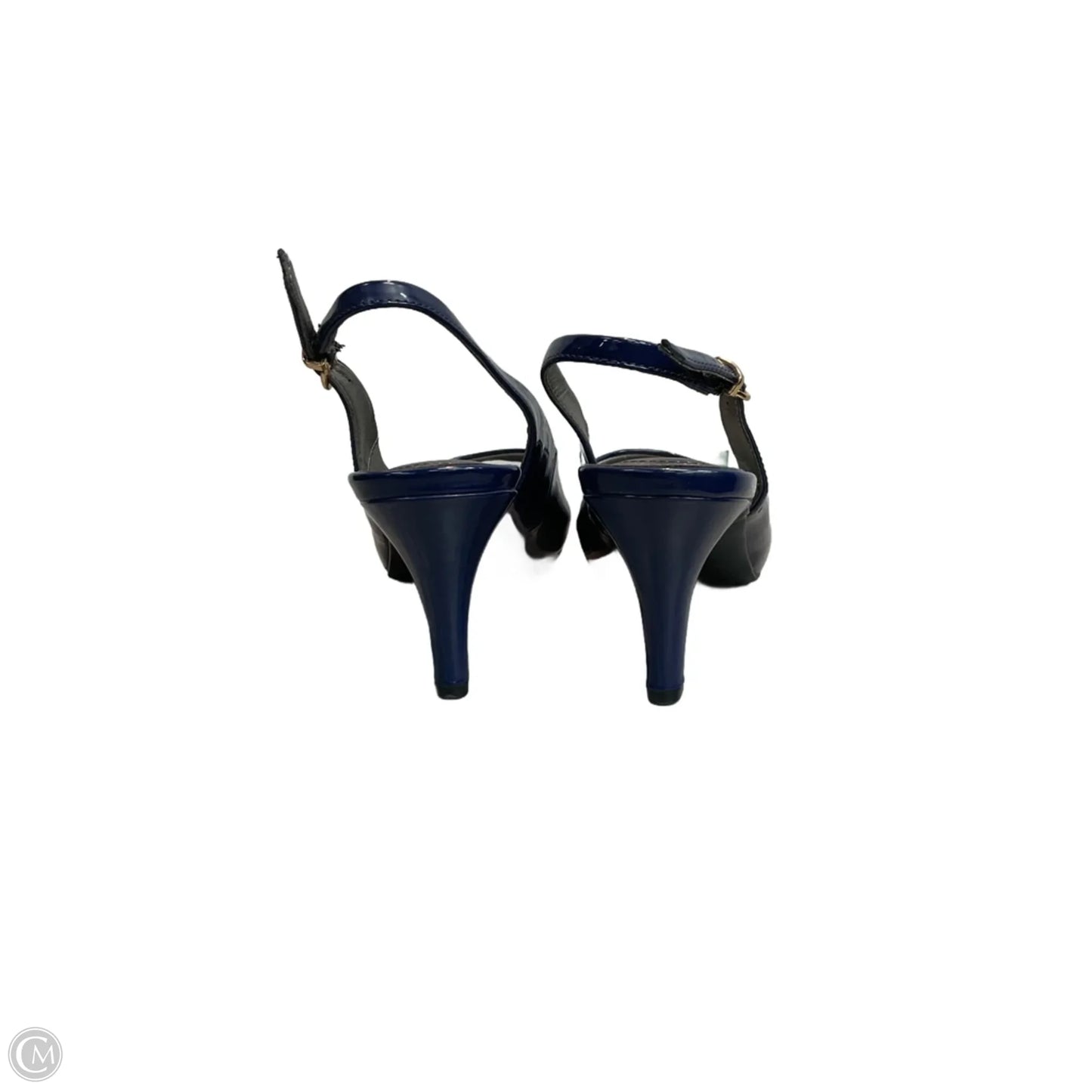 Sandals Heels Kitten By Life Stride In Blue, Size: 7