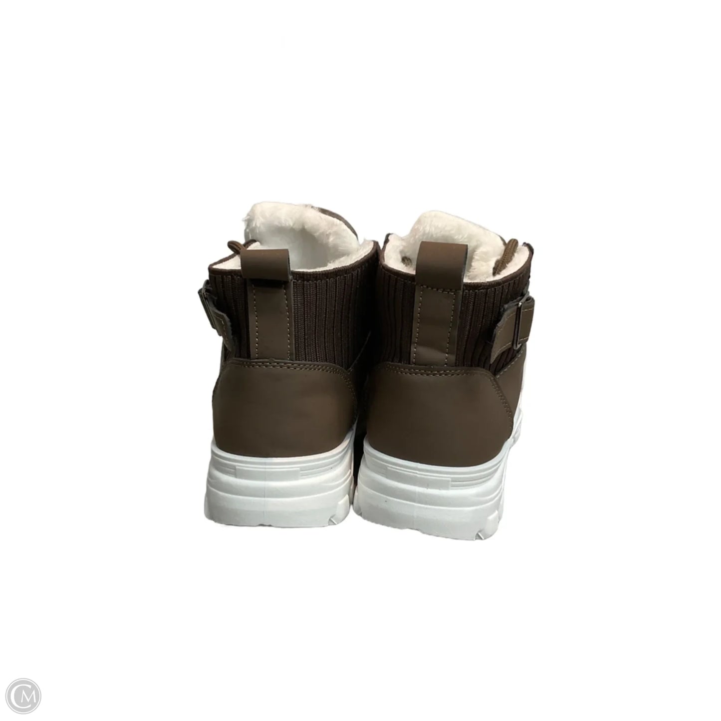 Boots Ankle Flats By Clothes Mentor In Brown, Size: 6