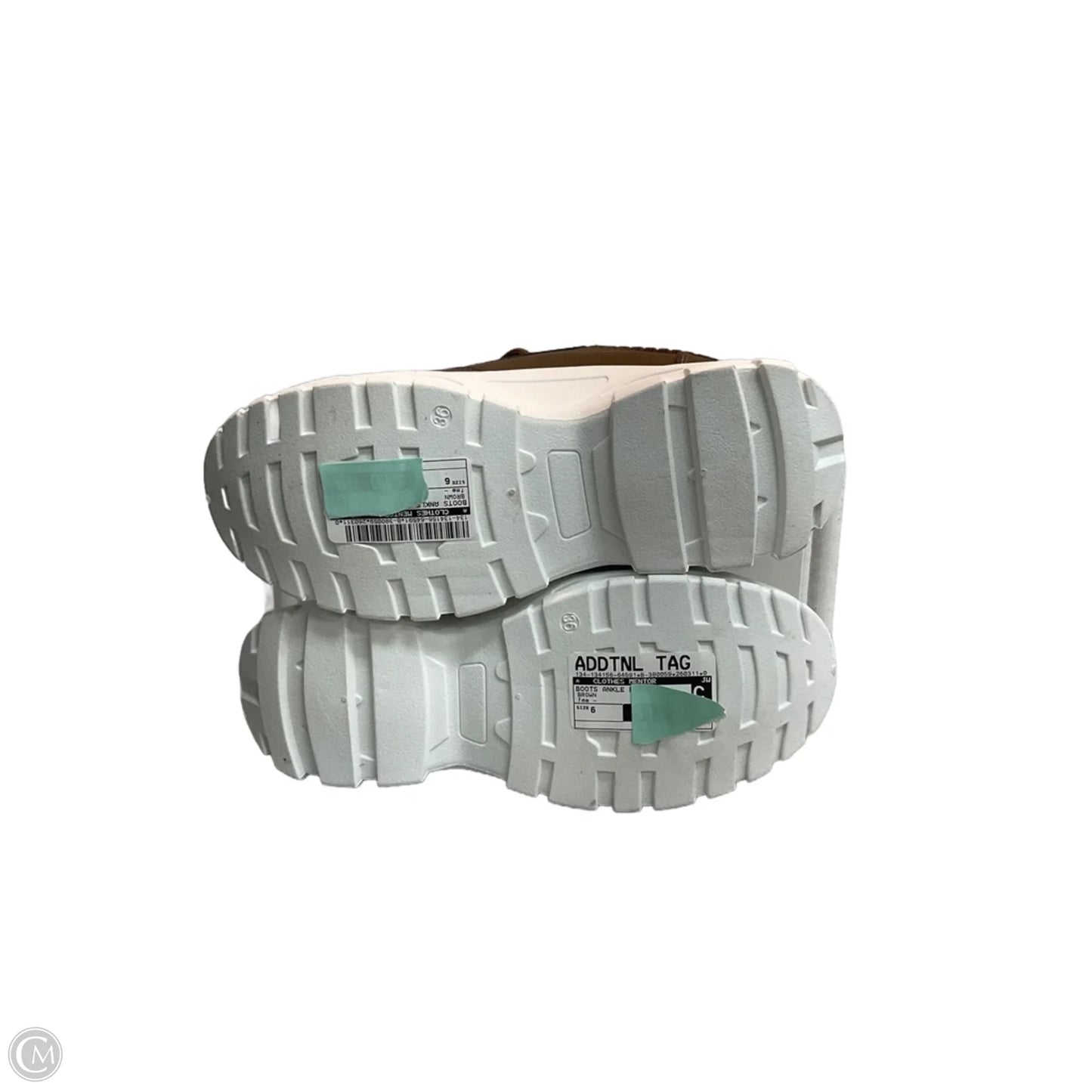 Boots Ankle Flats By Clothes Mentor In Brown, Size: 6