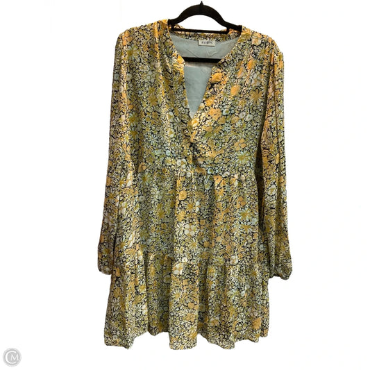 Dress Casual Midi By Kori America In Multi-colored, Size: 1x