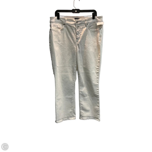 Jeans Straight By Not Your Daughters Jeans In White, Size: 14