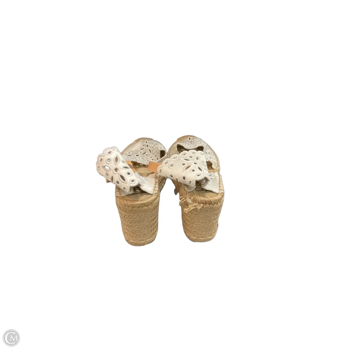 Shoes Heels Wedge By Cma In White, Size: 11