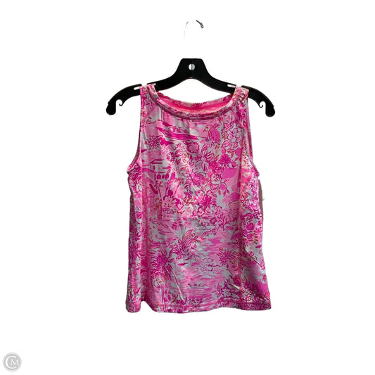 Top Sleeveless Designer By Lilly Pulitzer In Pink, Size: S