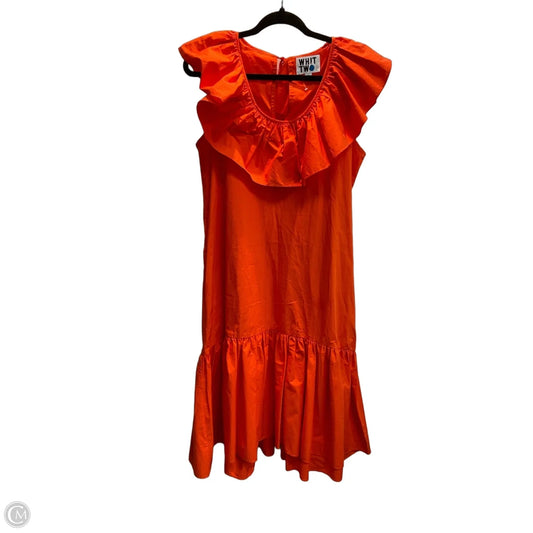Dress Casual Maxi By Anthropologie In Orange, Size: S