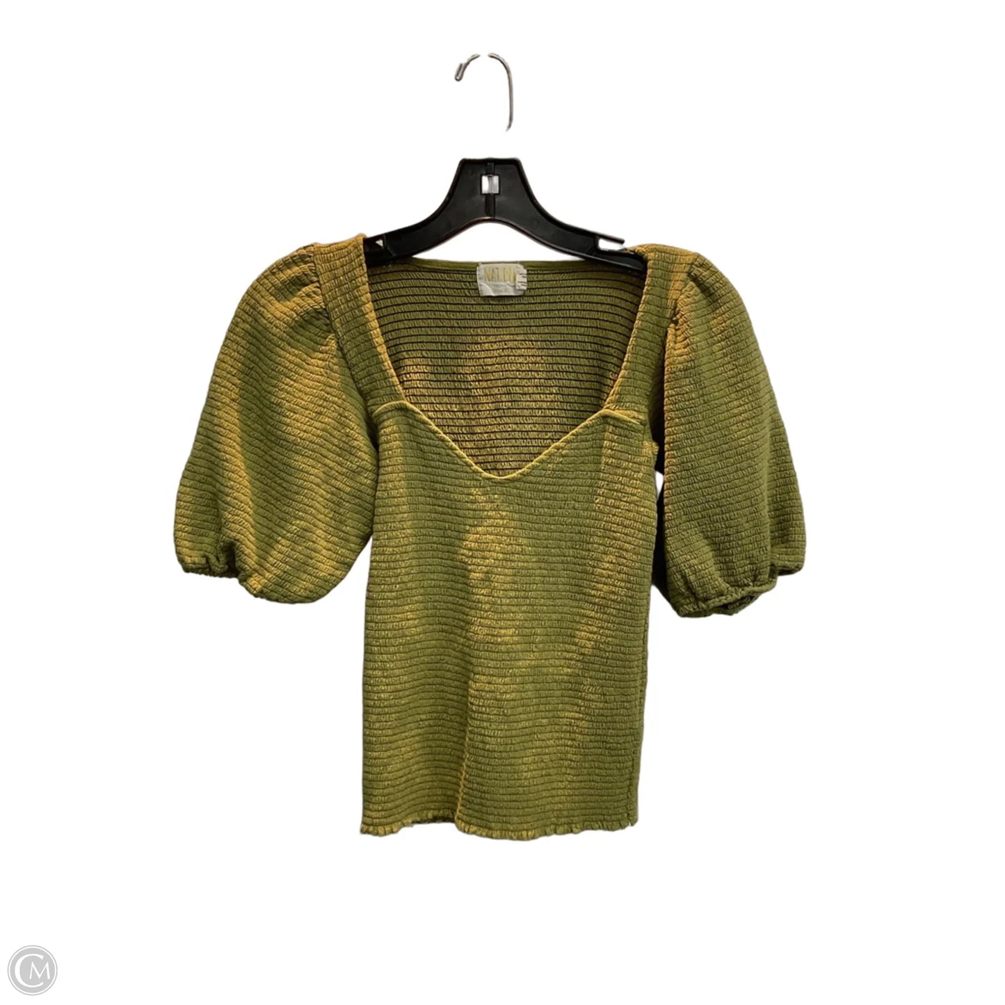 Top Short Sleeve By Nation Ltd In Green, Size: S