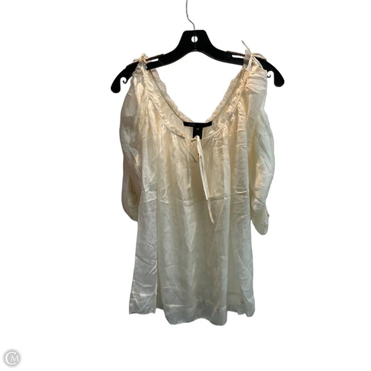 Blouse Luxury Designer By Marc Jacobs In Cream, Size: Xs