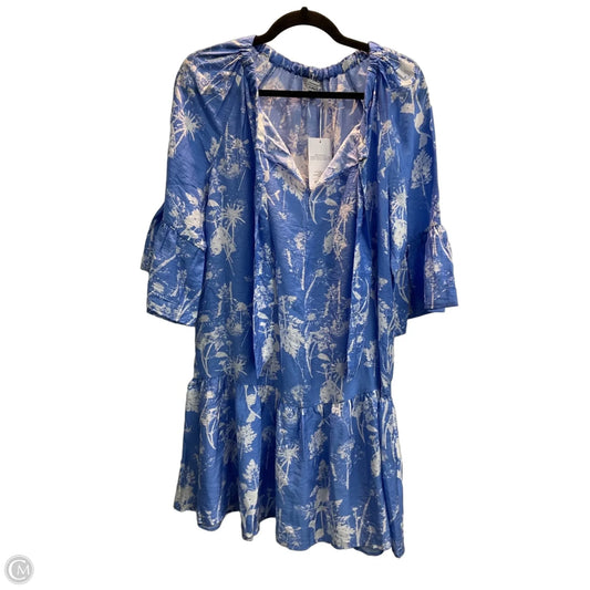 Dress Casual Midi By Cmb In Blue, Size: S