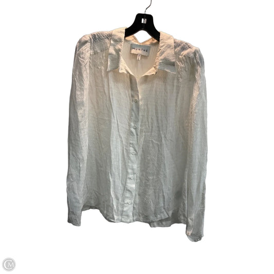 Blouse Long Sleeve By Cma In Cream, Size: S