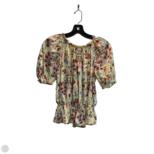 Blouse Short Sleeve By Cma In Floral Print, Size: S