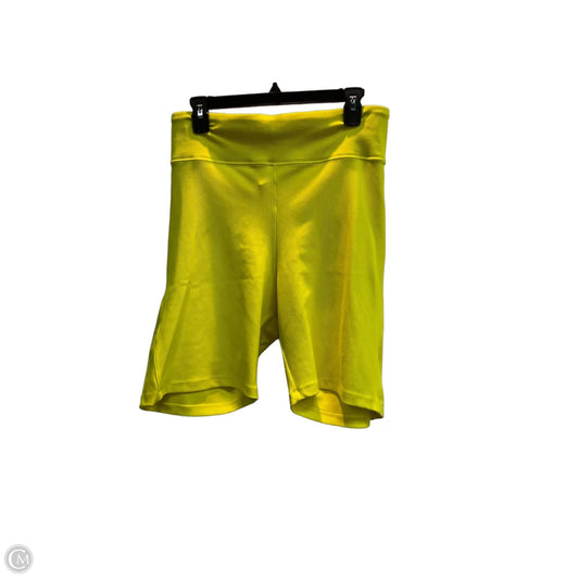Athletic Shorts By Nike Apparel In Yellow, Size: 3x