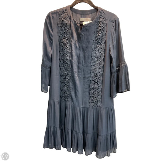 Dress Casual Midi By Loft In Navy, Size: 12