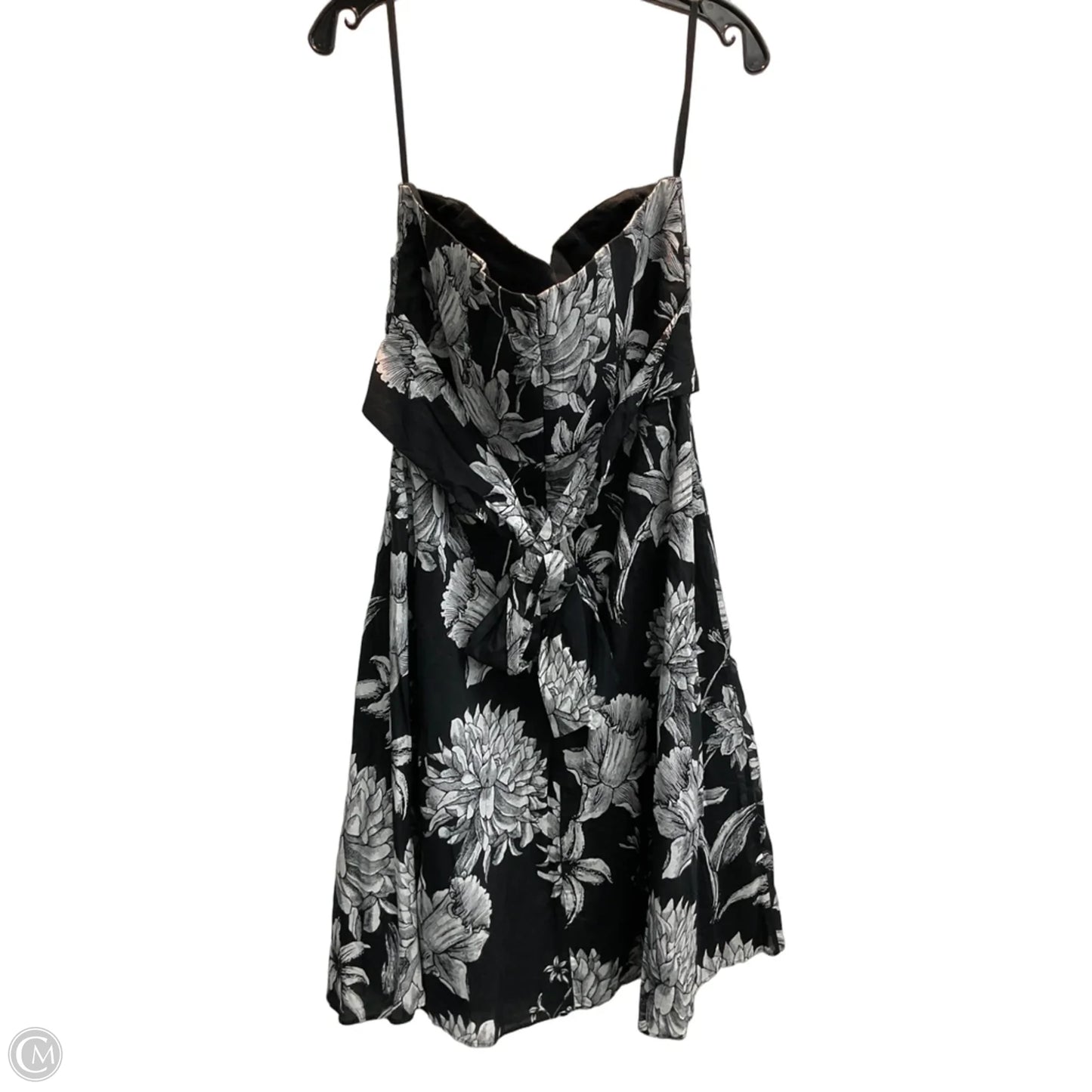 Dress Party Midi By White House Black Market In Black & White, Size: 12