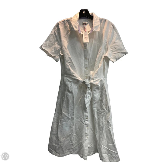 Dress Casual Midi By Vineyard Vines In White, Size: 12