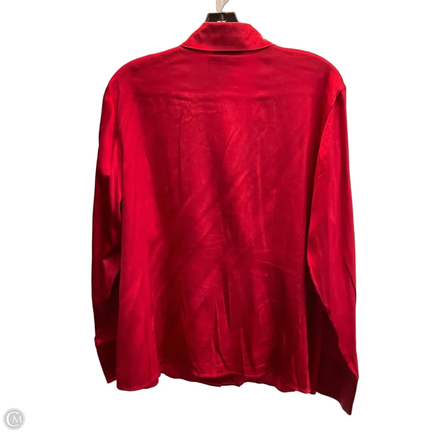 Blouse Long Sleeve By Talbots In Red, Size: 14