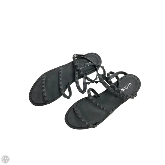 Sandals Flats By Olivia Miller In Black, Size: 8