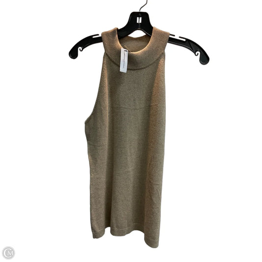 Top Sleeveless By Banana Republic In Bronze, Size: M