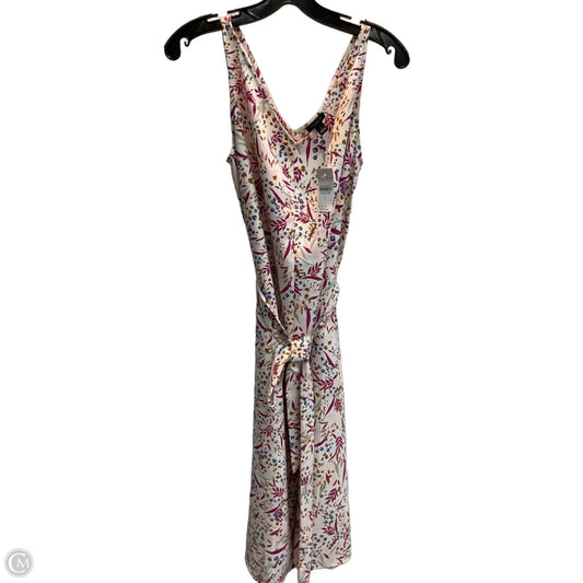 Dress Casual Midi By Ann Taylor In Floral Print, Size: S